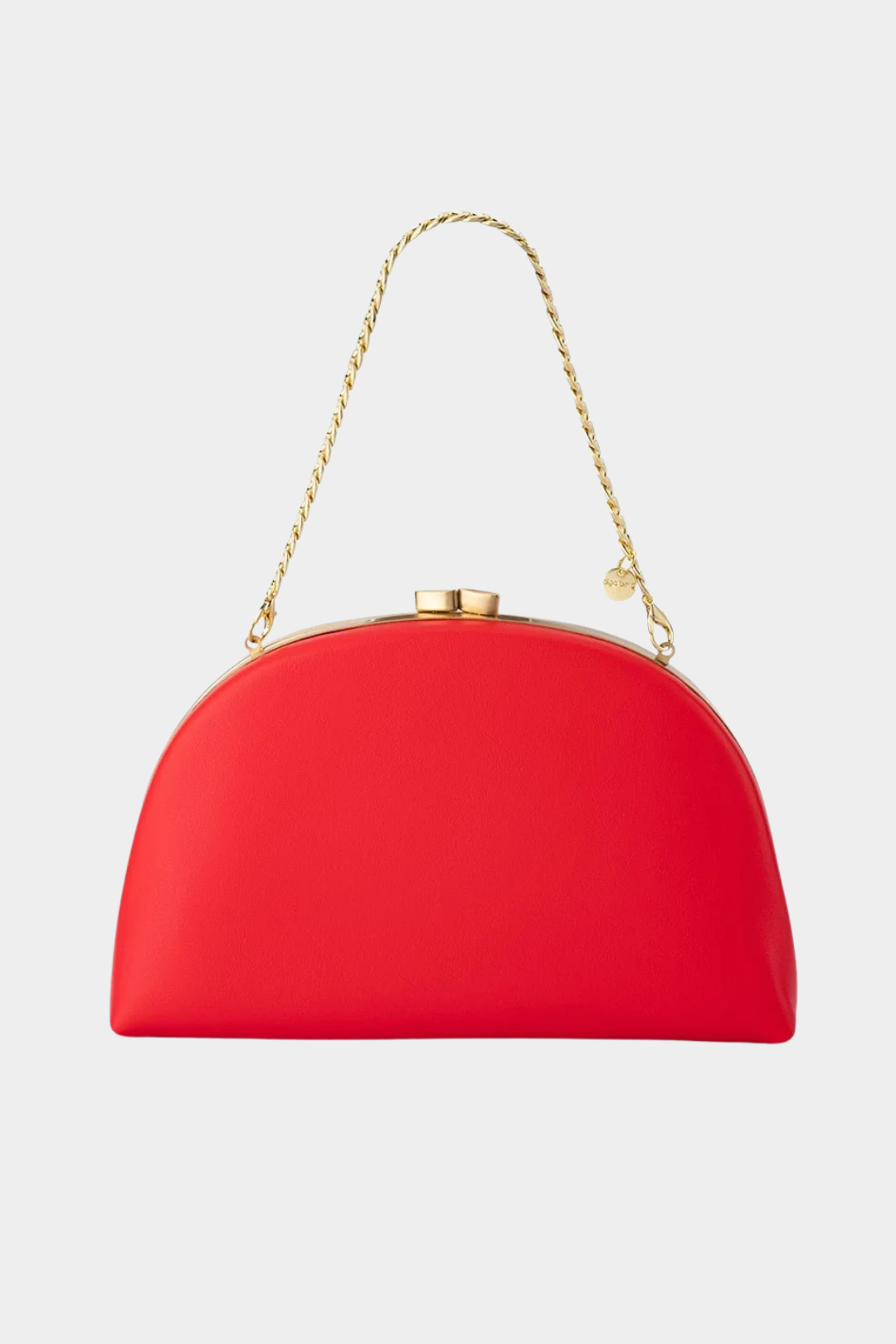 Celeste Curved Clutch- Red - Presence Hamilton