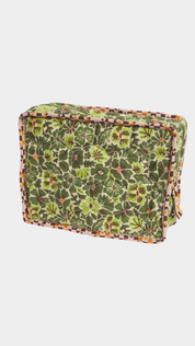 Magnolia Vanity Bag - Cactus Green