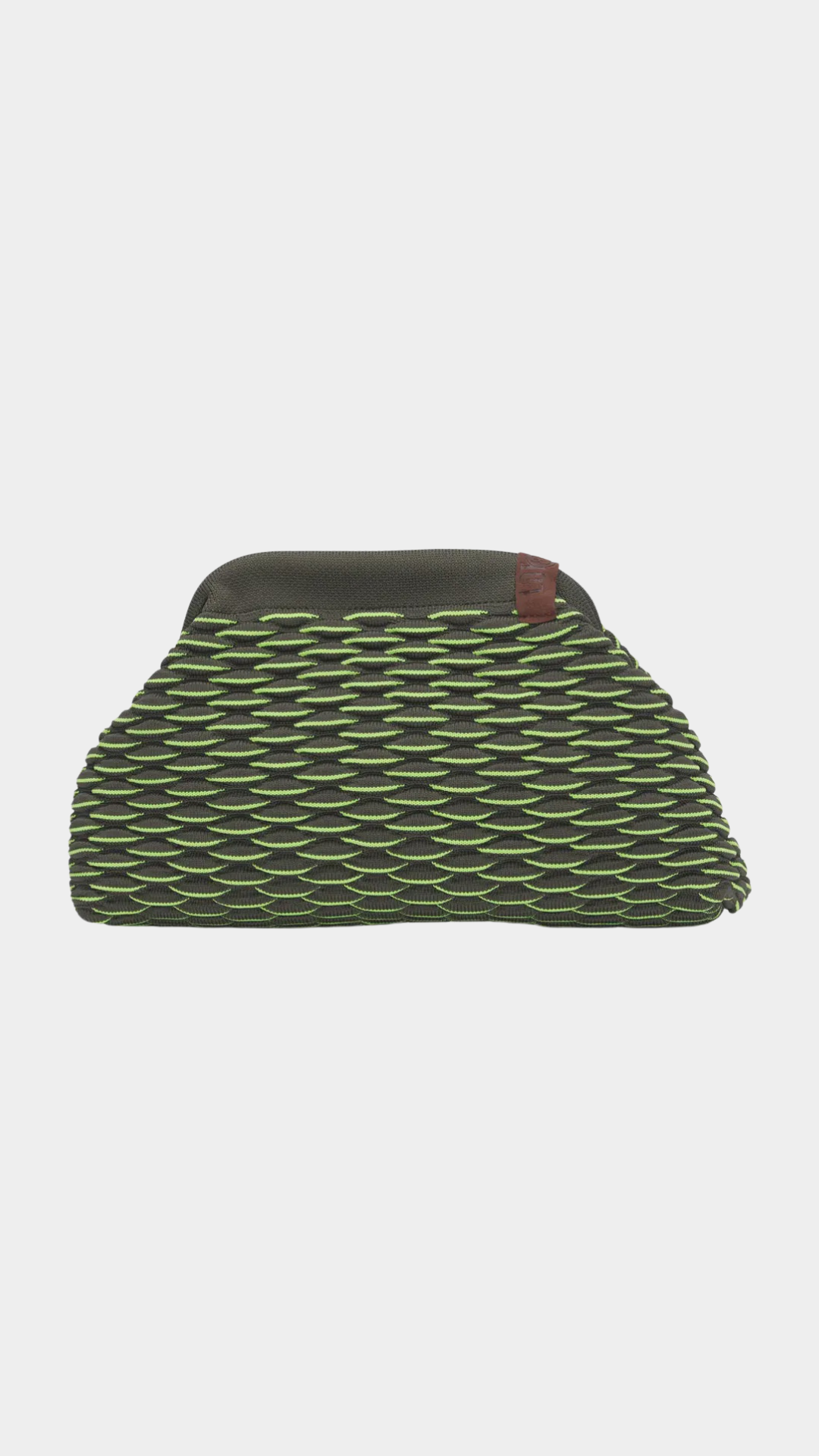 Emma Bag- 96 Woven Lime Green & Khaki