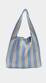 Lois Shopper 37- Cornflower & Beige