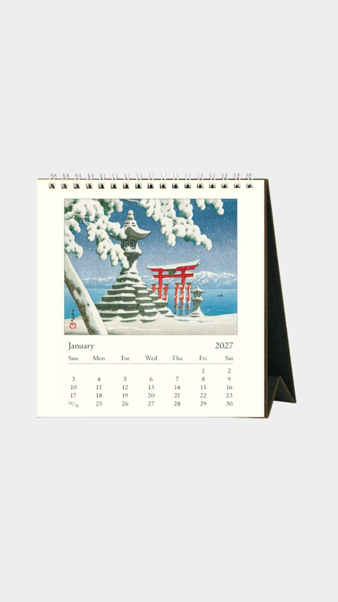 Desk Calendar-Japanese Woodblocks