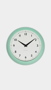 Retro Wall Clock - Mint Green