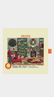 WerkShoppe 1000 Pc Puzzle - Gold Foil Festive Family Room