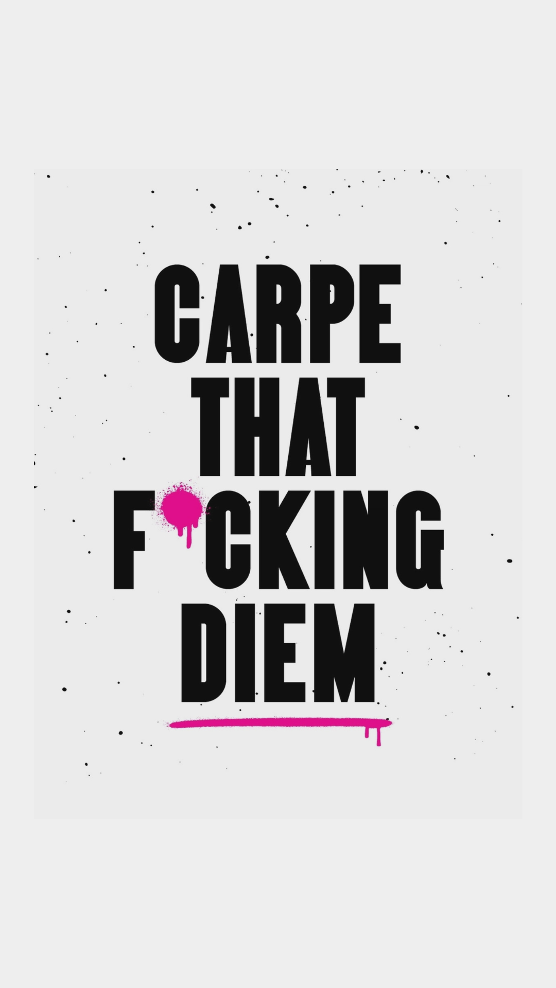 Carpe That F*Cking Diem - Presence Hamilton