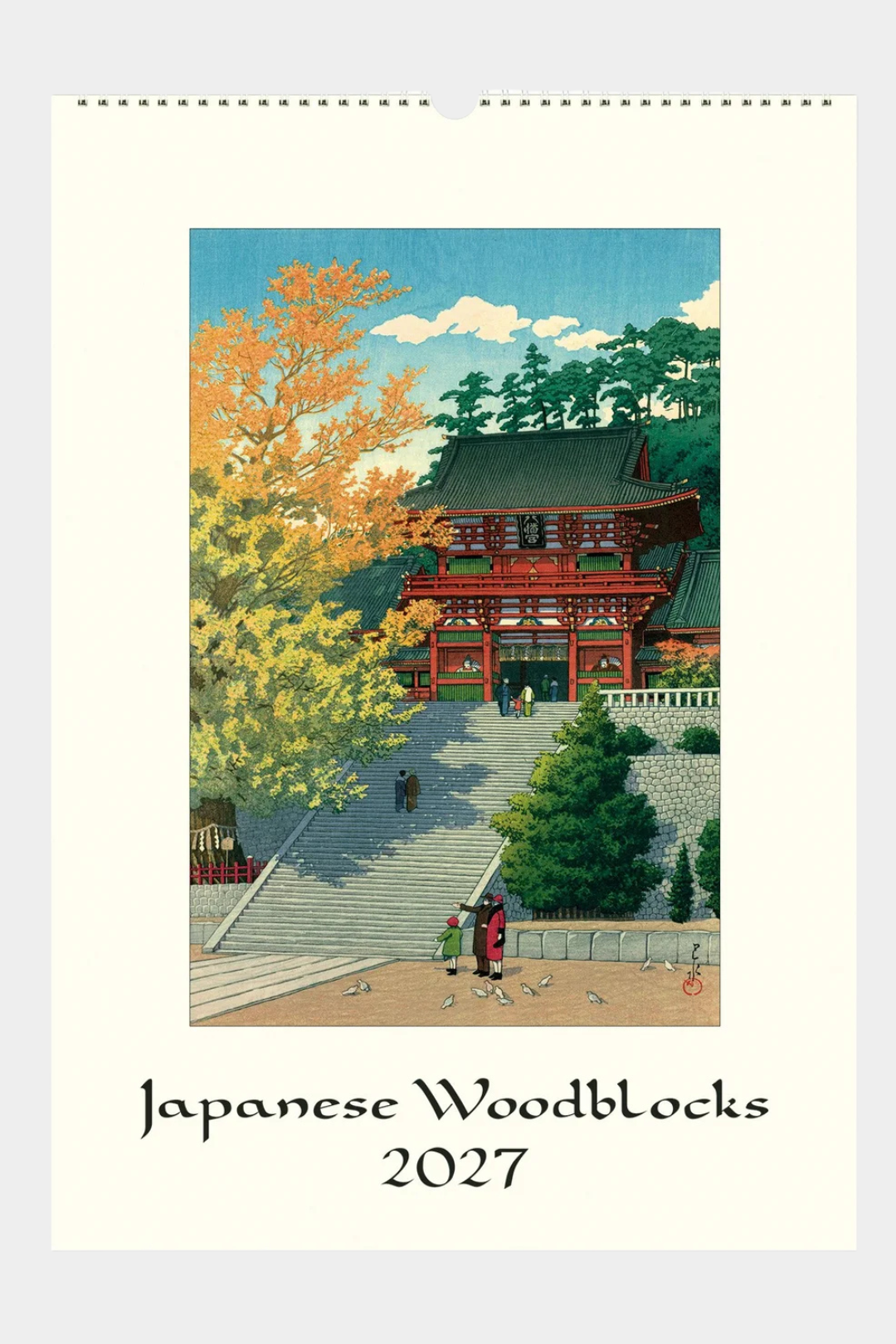 Wall Calendar- Japanese Woodblock - Presence Hamilton