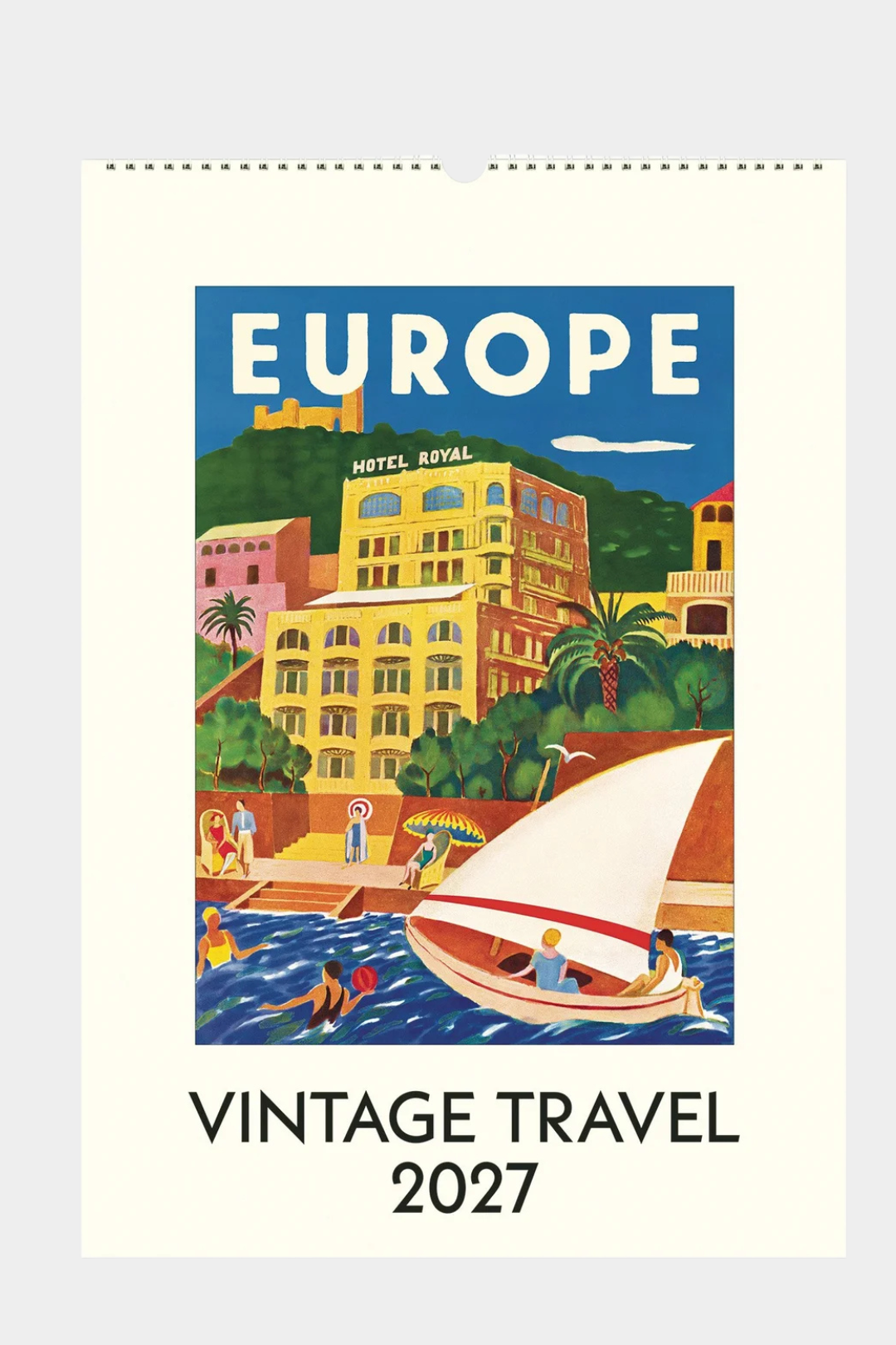 Wall Calendar - Vintage Travel - Presence Hamilton
