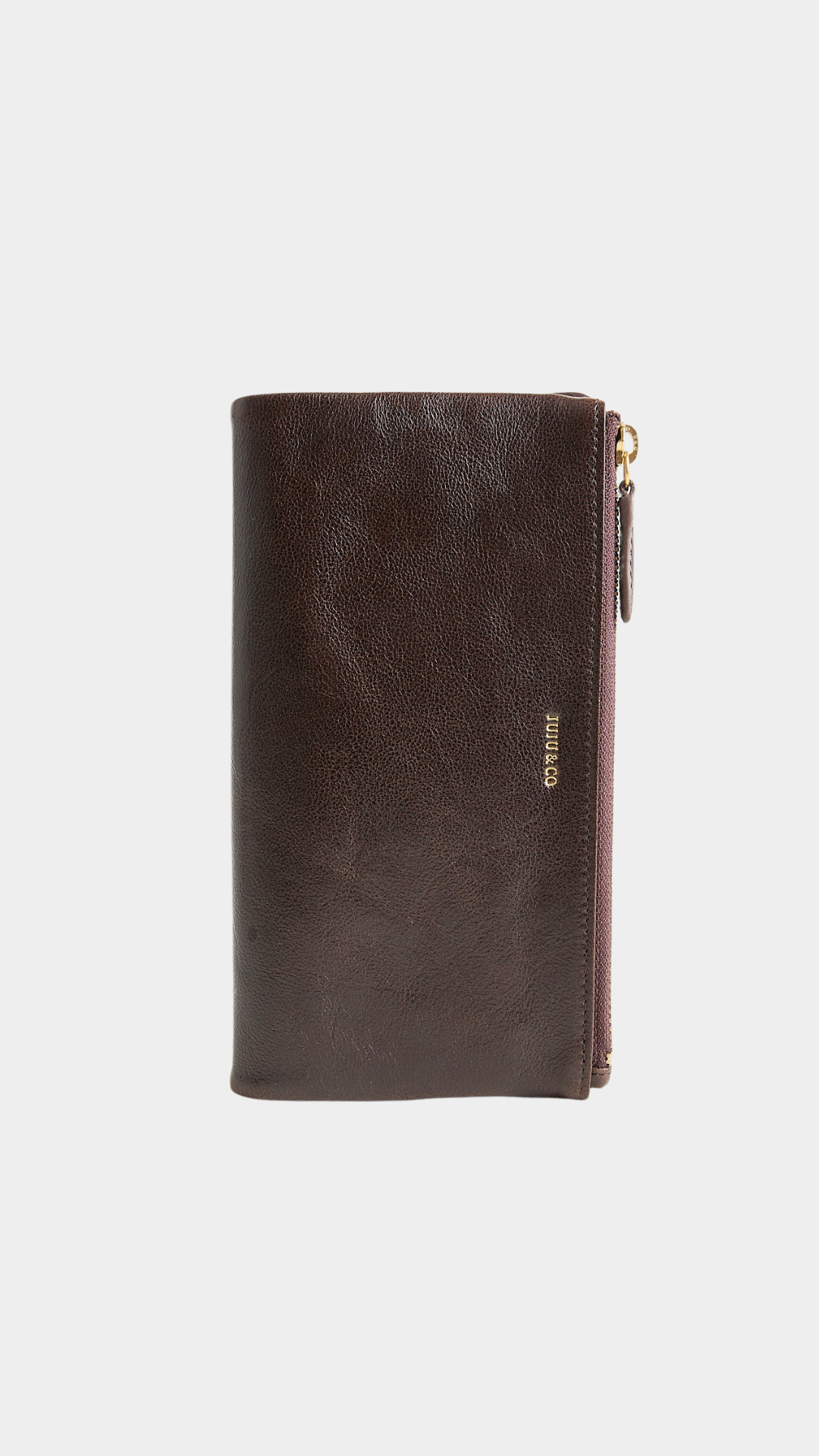 Large Sabi Wallet-  Mahogany