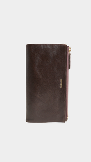 Large Sabi Wallet-  Mahogany