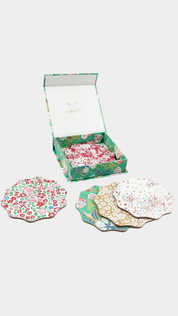 Liberty Coasters- Winter - Set of 6 assorted