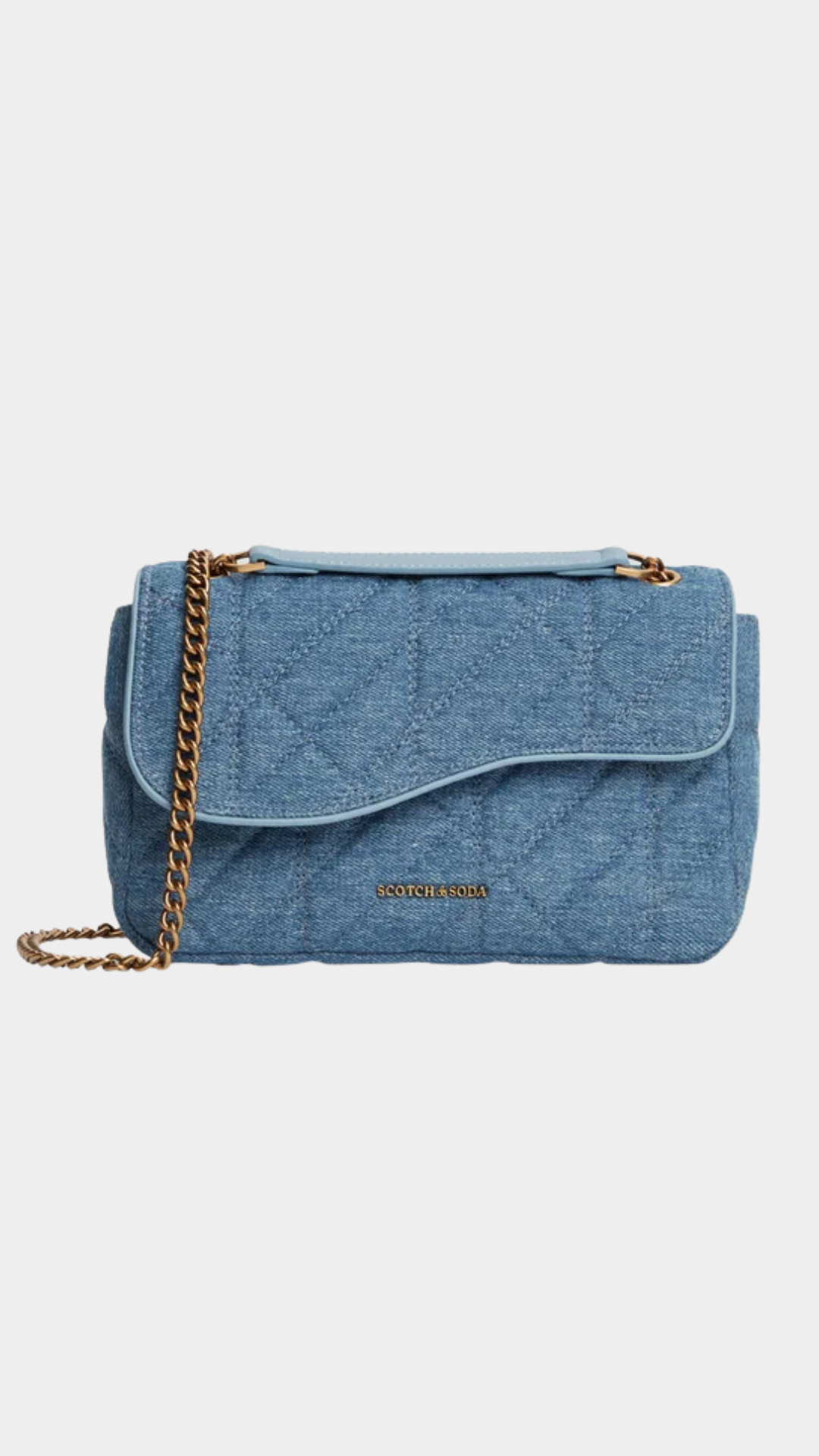 Denim crossbody bag