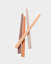 Neutral Taper Candle Set