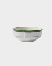 Soft Scallop Green Embossed Bowl