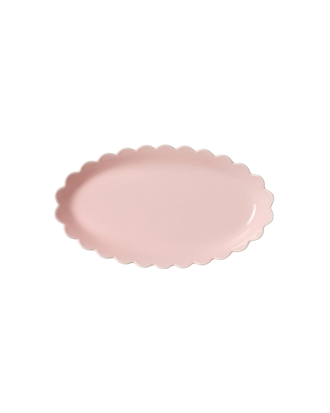 Scallop Platter Pink
