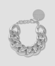 Flat Chain Bracelet Vintage Silver