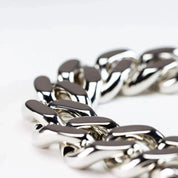 Mini Flat Chain Bracelet Silver