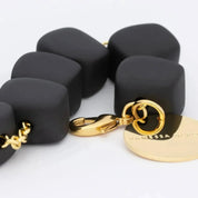 Mini Organic Shaped Bracelet Matt Black