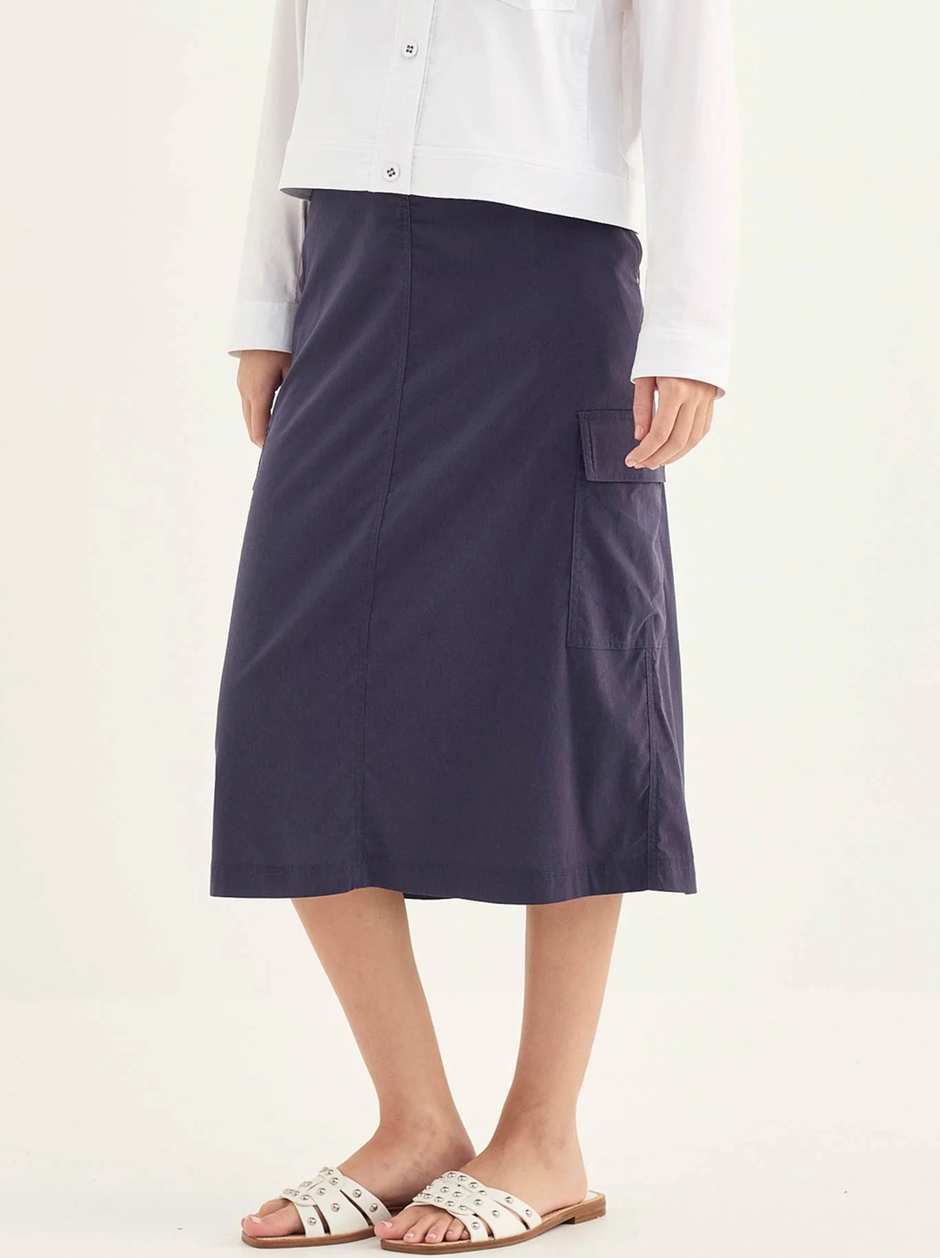 Acrobat Porter Skirt - Denim Marle