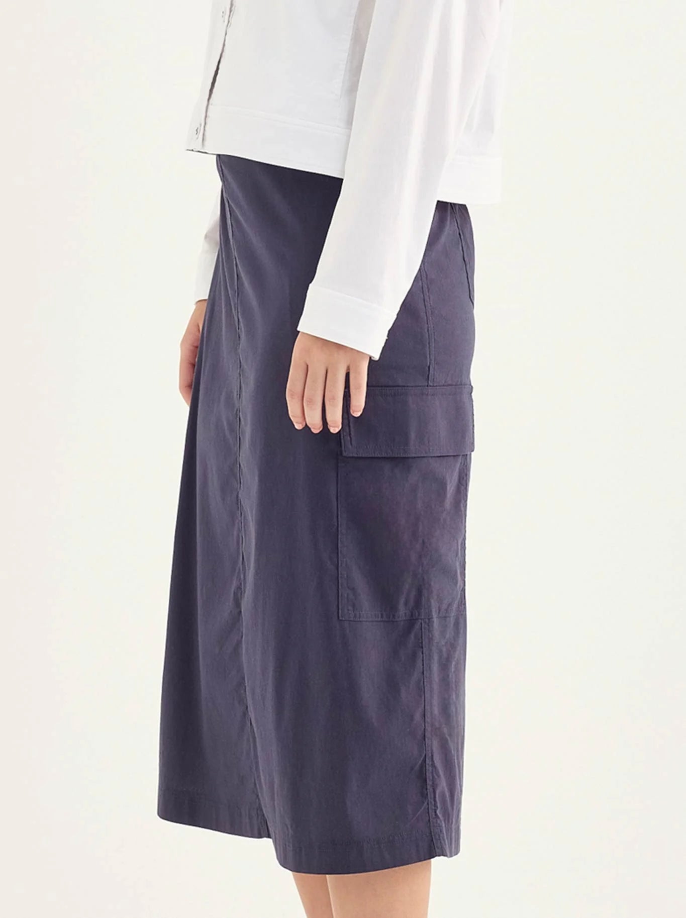 Acrobat Porter Skirt - Denim Marle