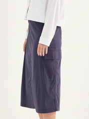 Acrobat Porter Skirt - Denim Marle