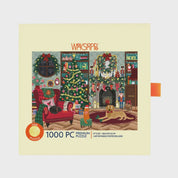 WerkShoppe 1000 Pc Puzzle - Gold Foil Festive Family Room