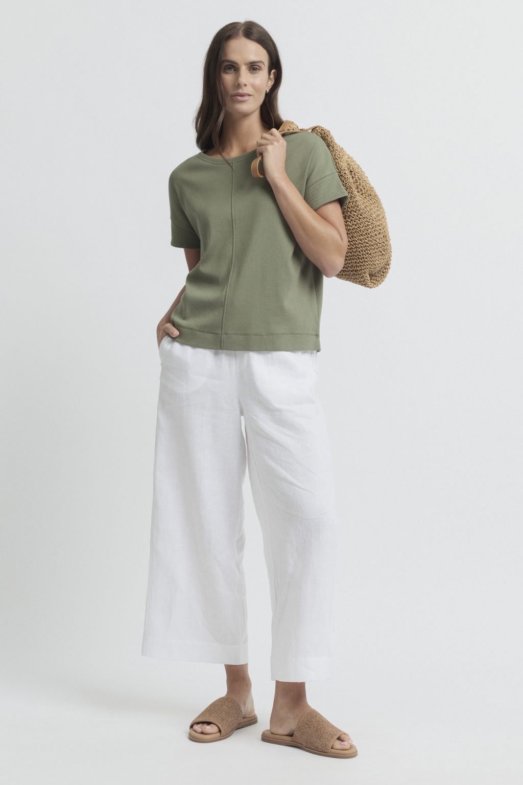 Solitude Tee- Moss