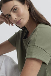 Solitude Tee- Moss