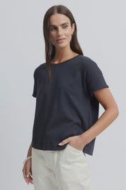 Solitude Tee- Navy