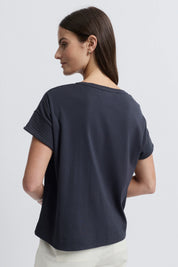 Solitude Tee- Navy