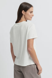 Lacet Tee- Ecru