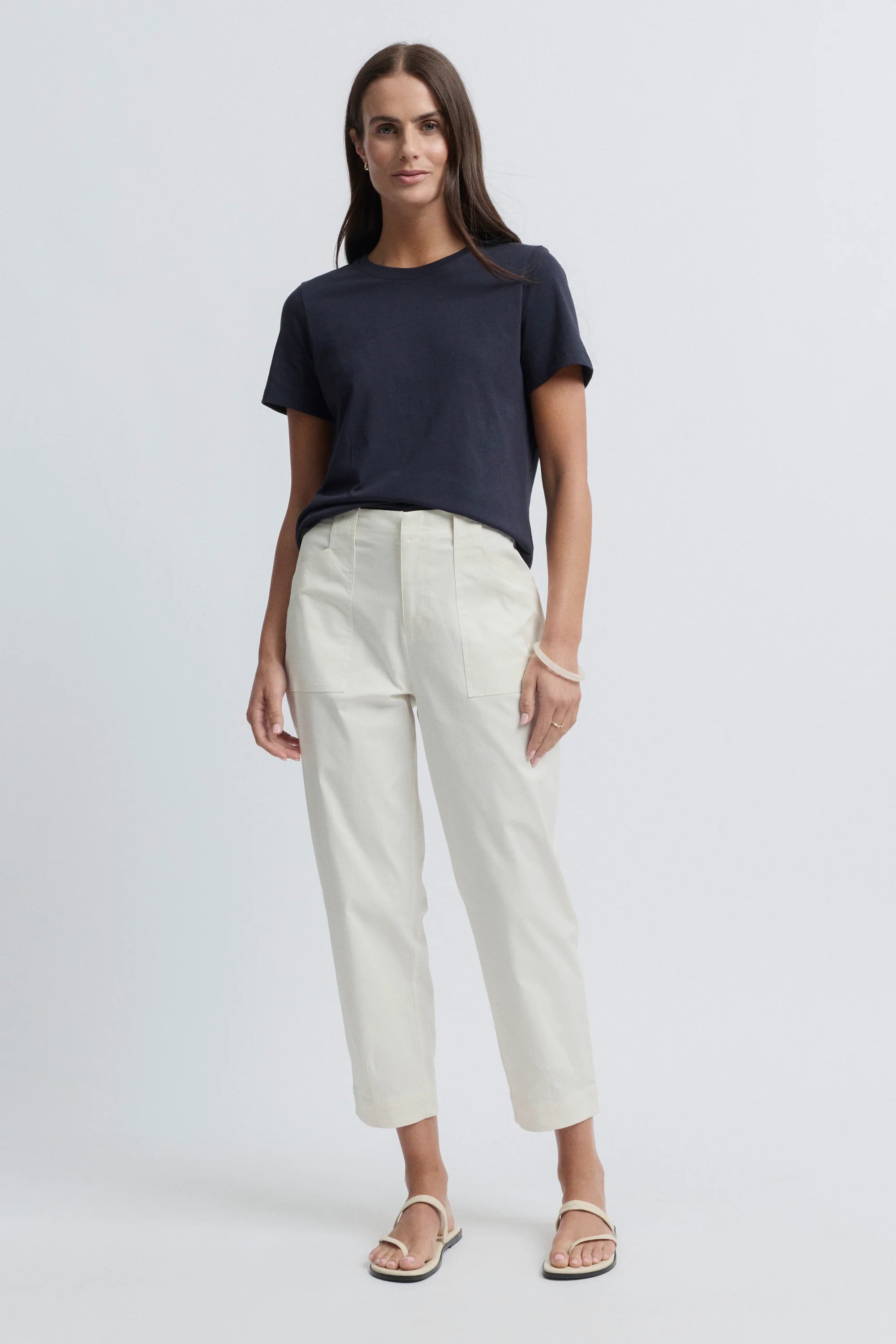 Essence Tee- Navy