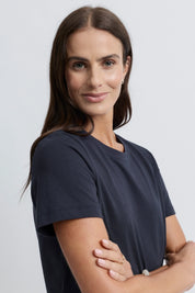 Essence Tee- Navy