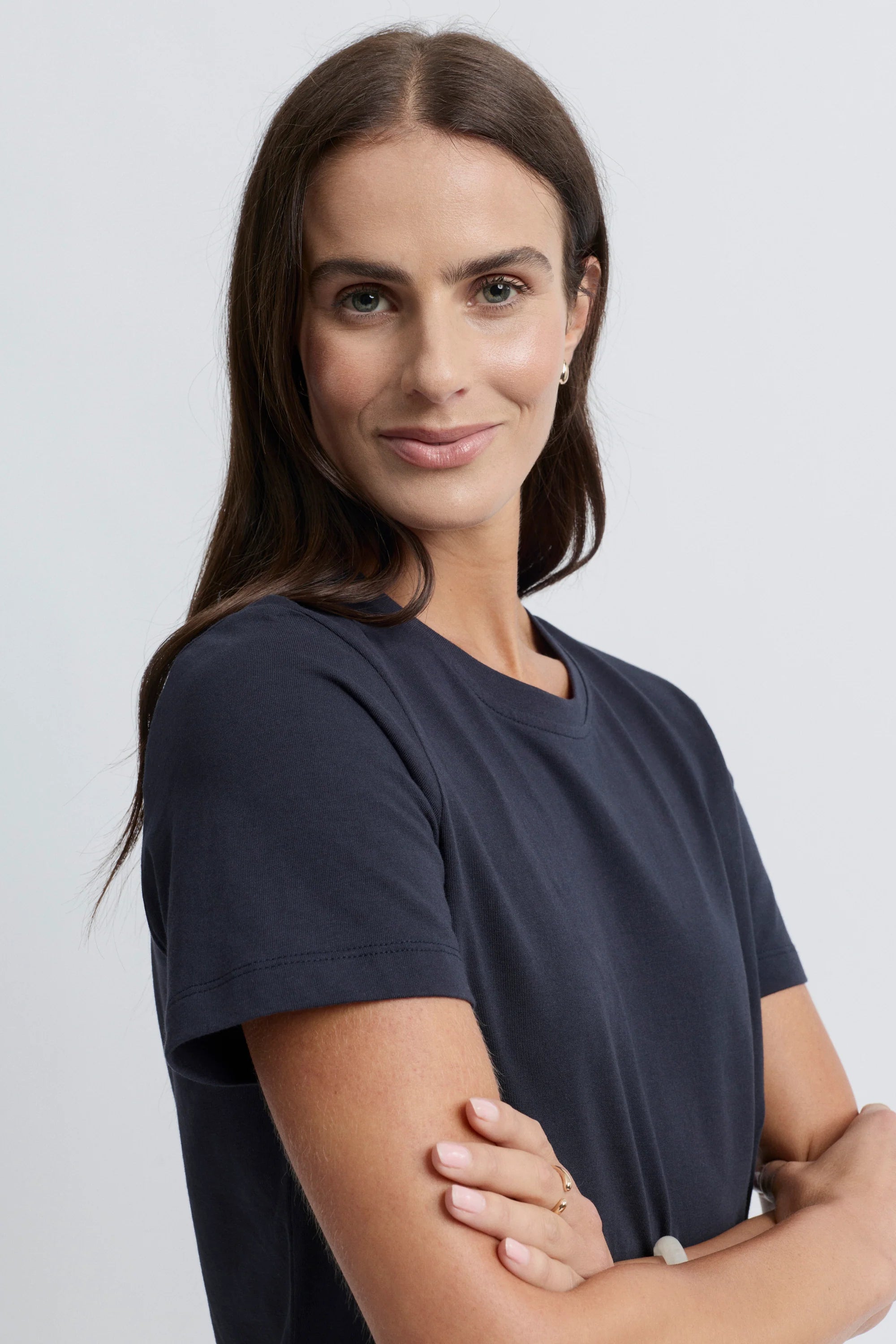 Essence Tee- Navy