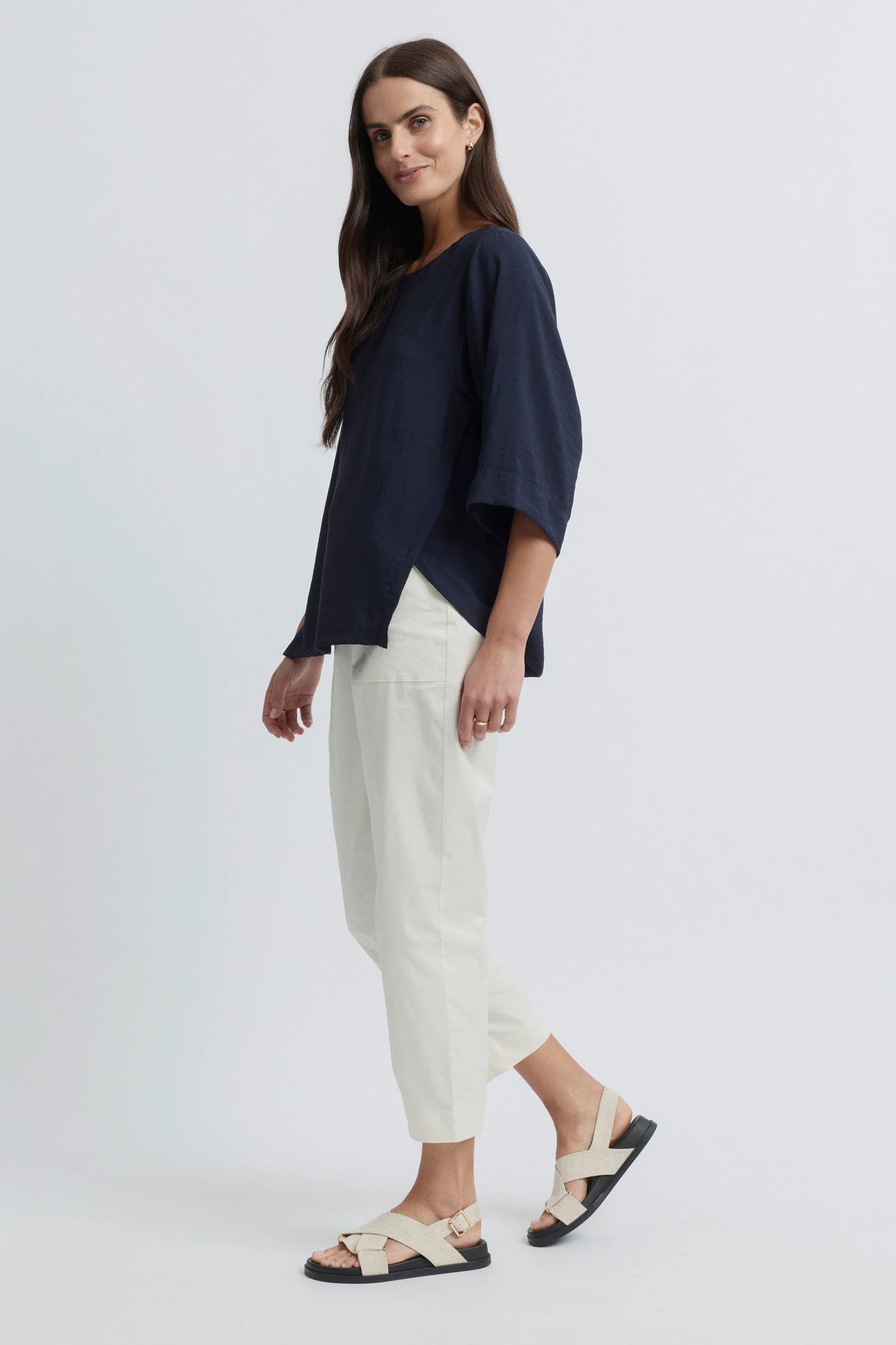 Skye Top -  Navy