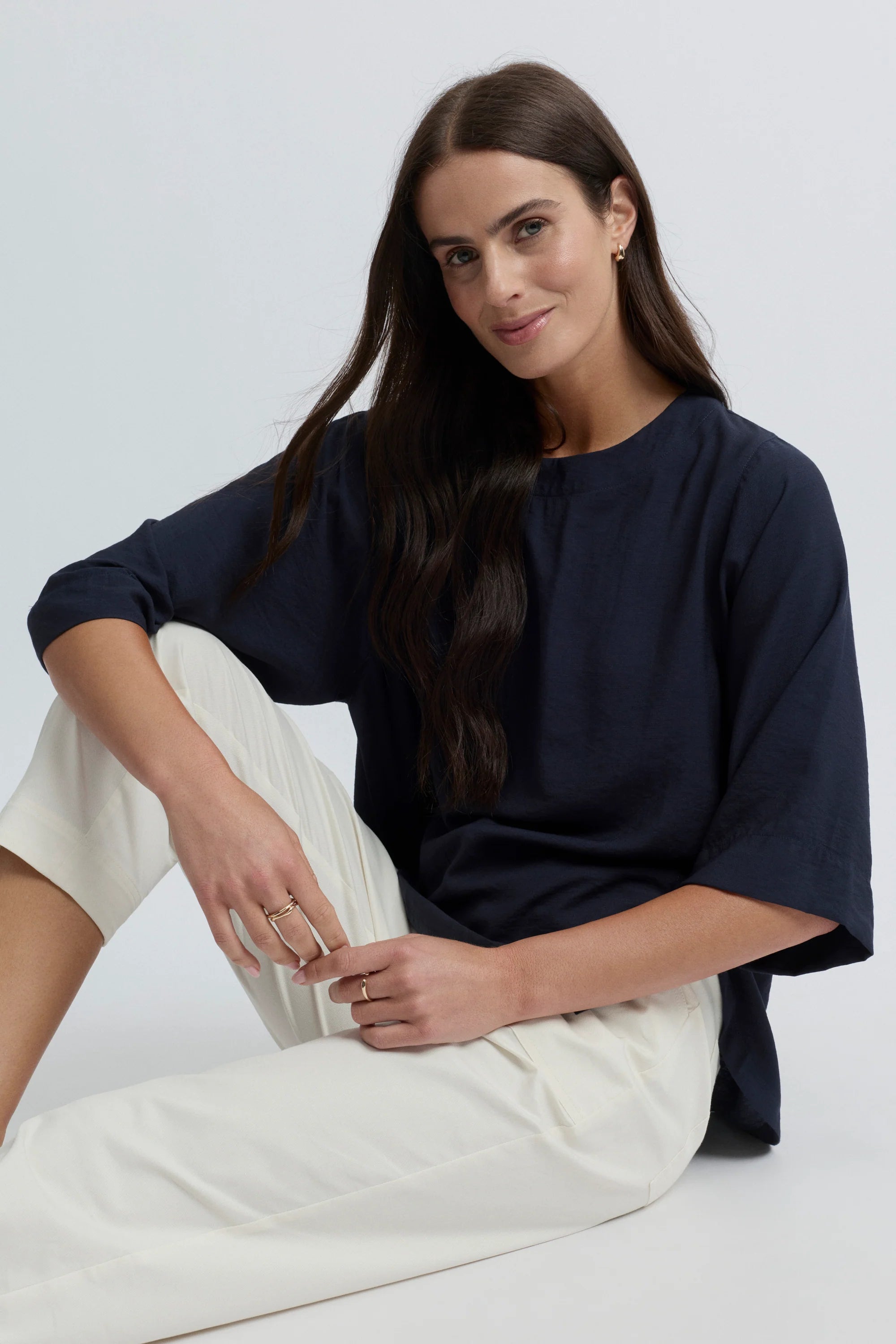 Skye Top -  Navy