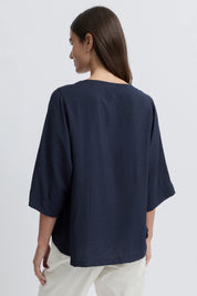 Skye Top -  Navy