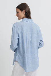 Mornington Shirt-Chambray & Mist