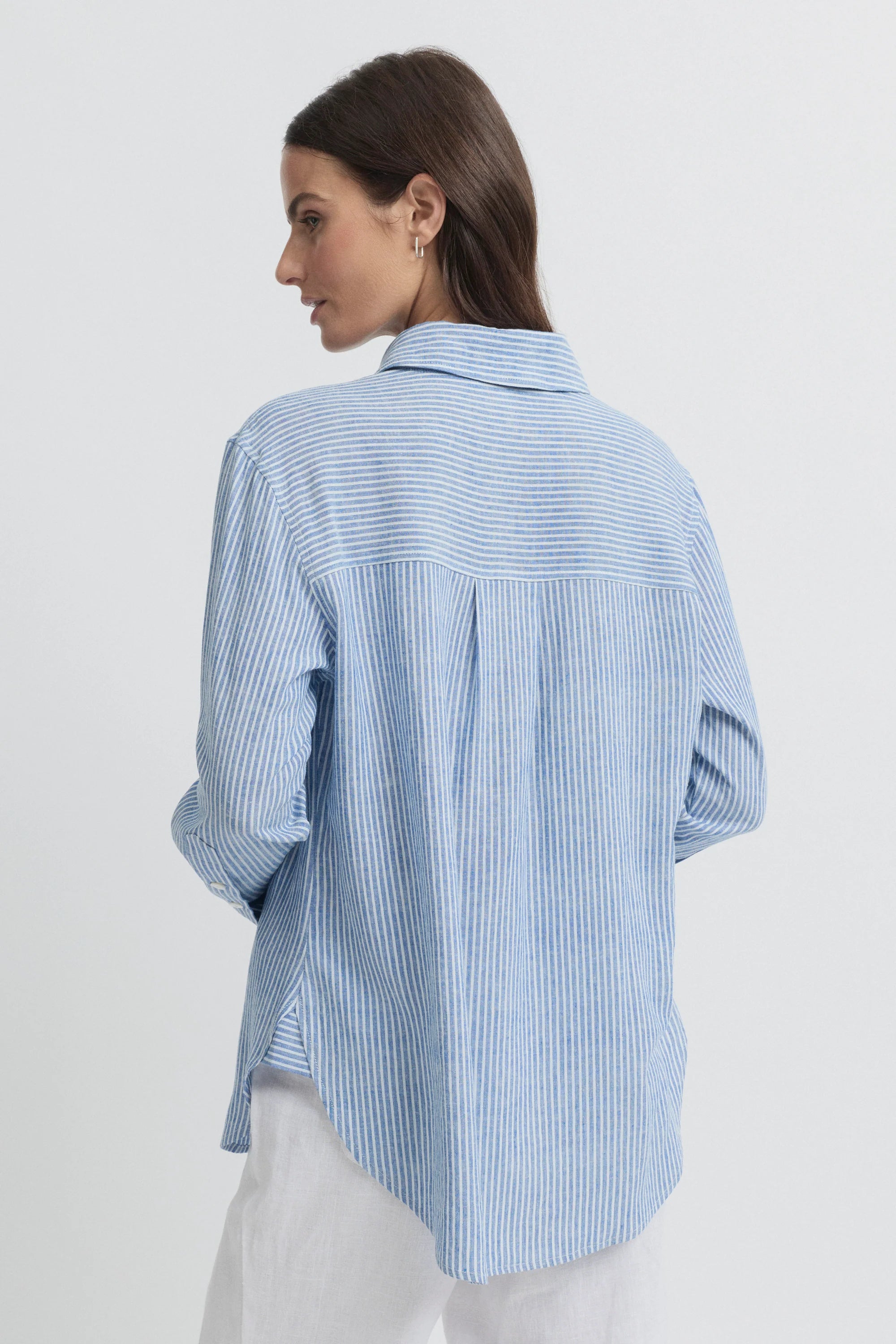 Mornington Shirt-Chambray & Mist
