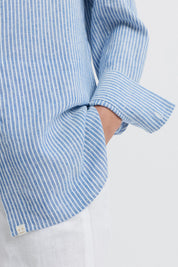 Mornington Shirt-Chambray & Mist