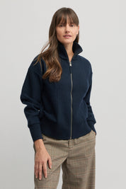 Ember Knit Jacket - Navy - Presence Hamilton