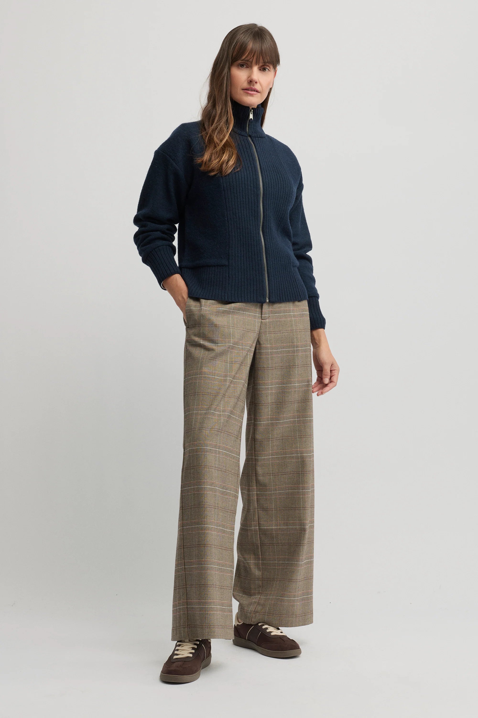 Ember Knit Jacket - Navy - Presence Hamilton