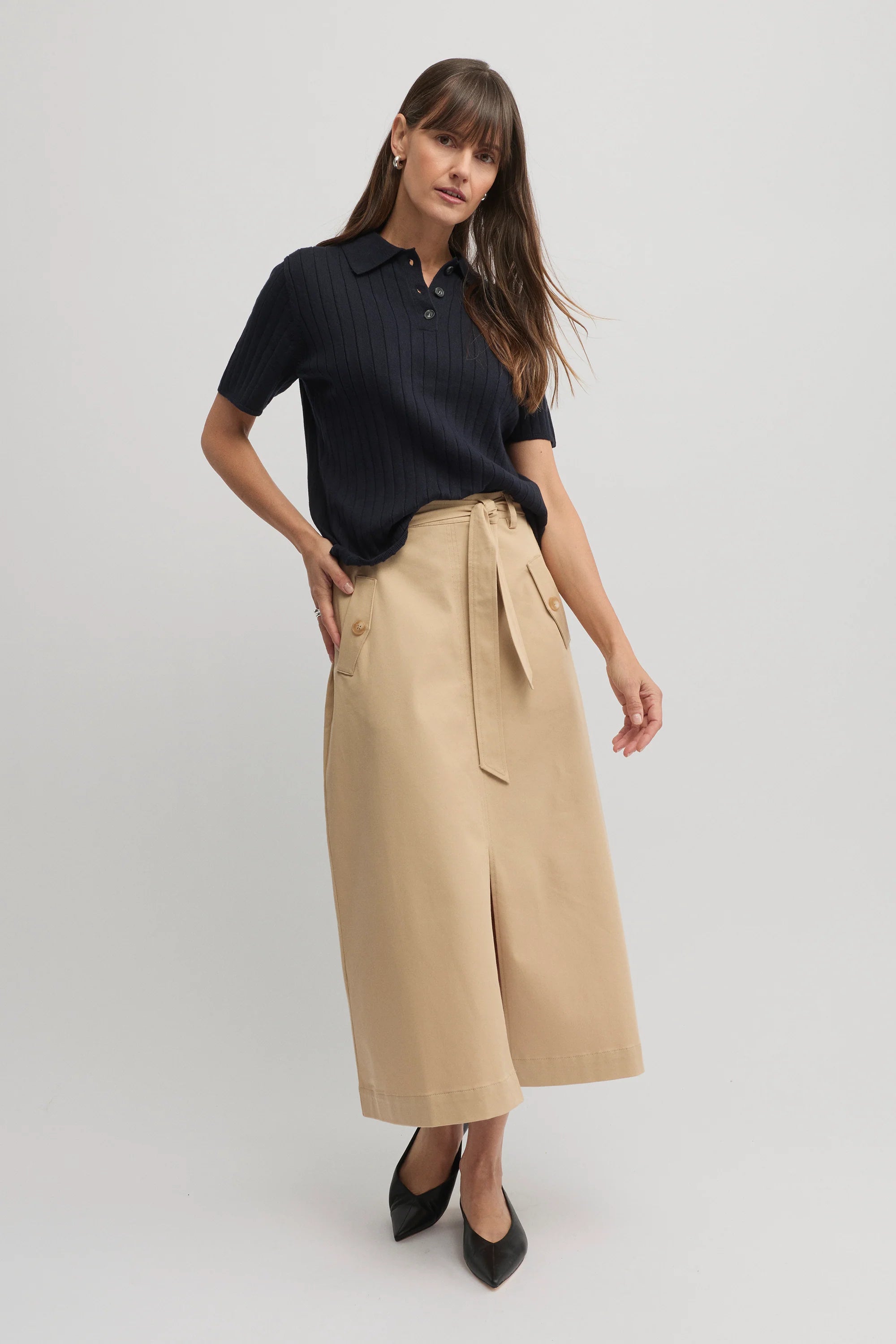 Cafe Knit Polo - Presence Hamilton