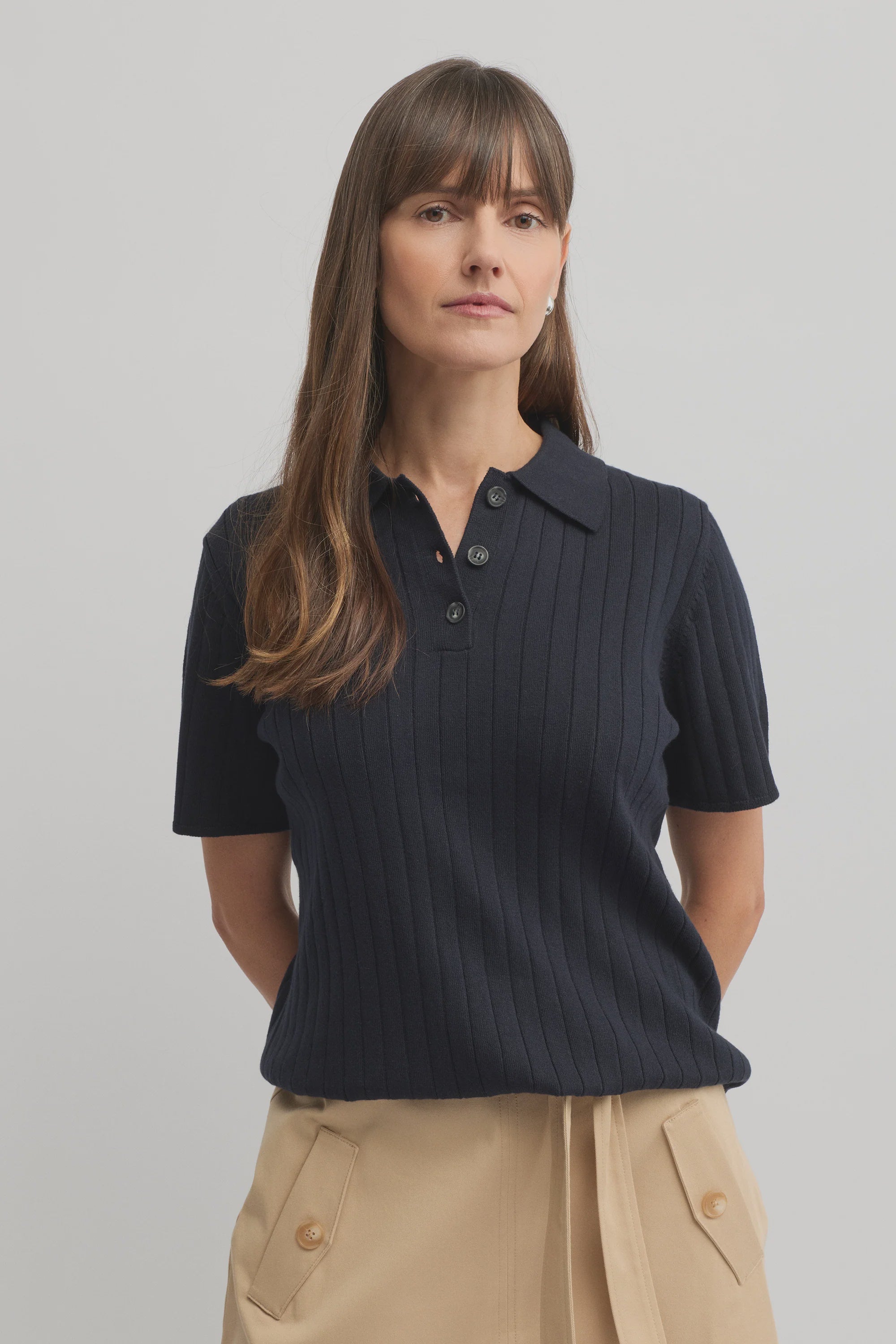 Cafe Knit Polo - Presence Hamilton