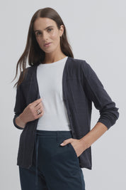 Obscurity Knit Cardigan- Navy