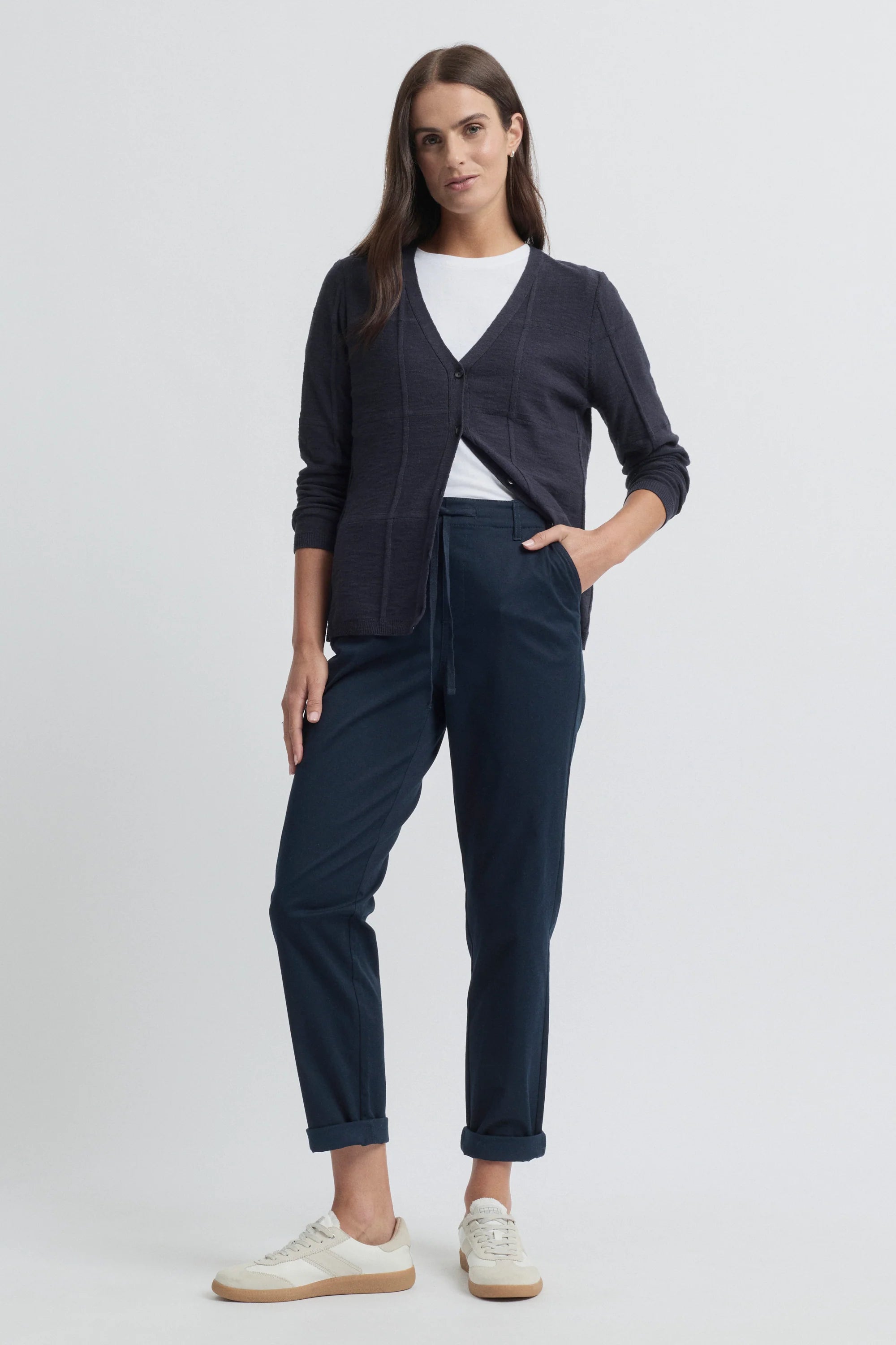 Obscurity Knit Cardigan- Navy