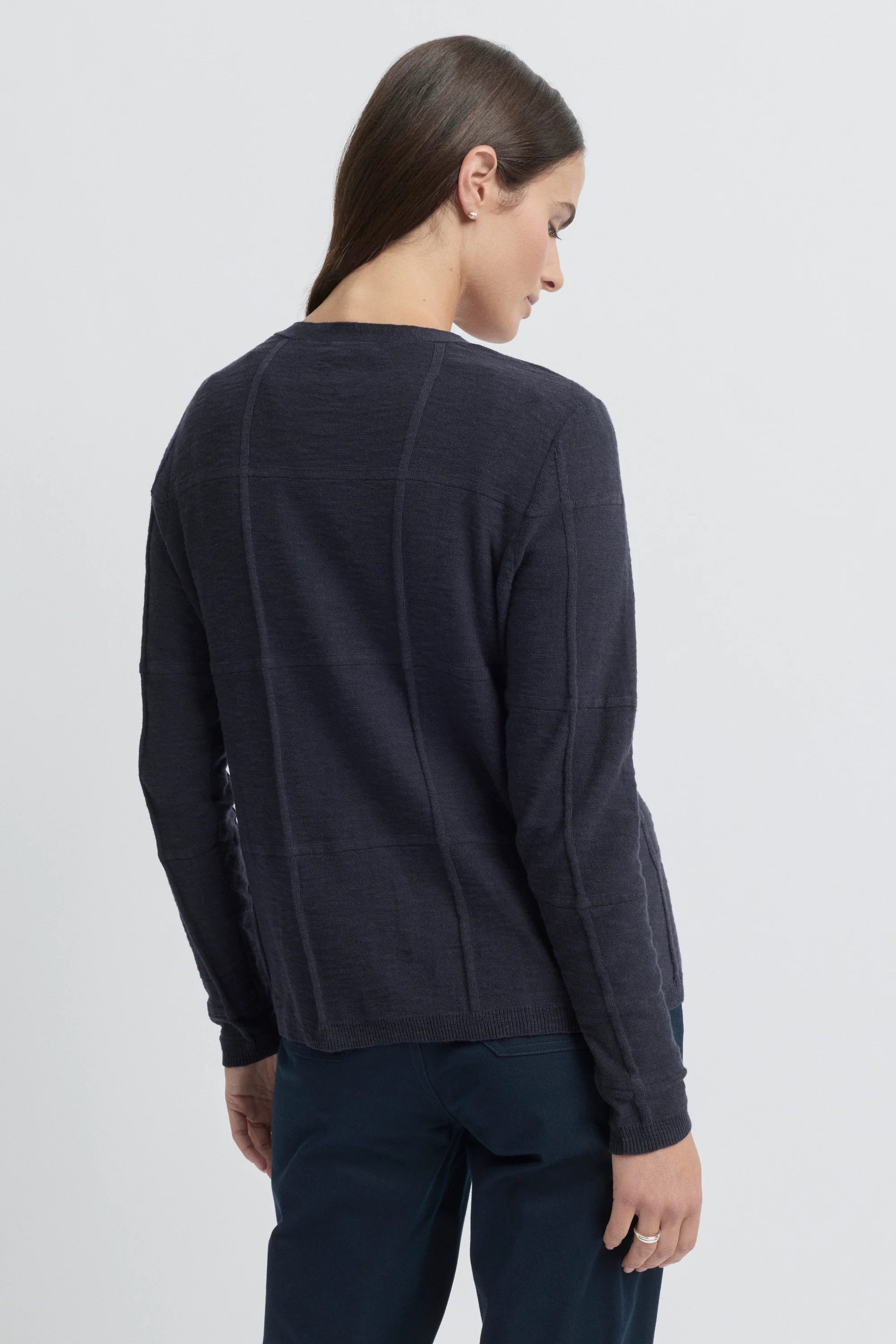 Obscurity Knit Cardigan- Navy