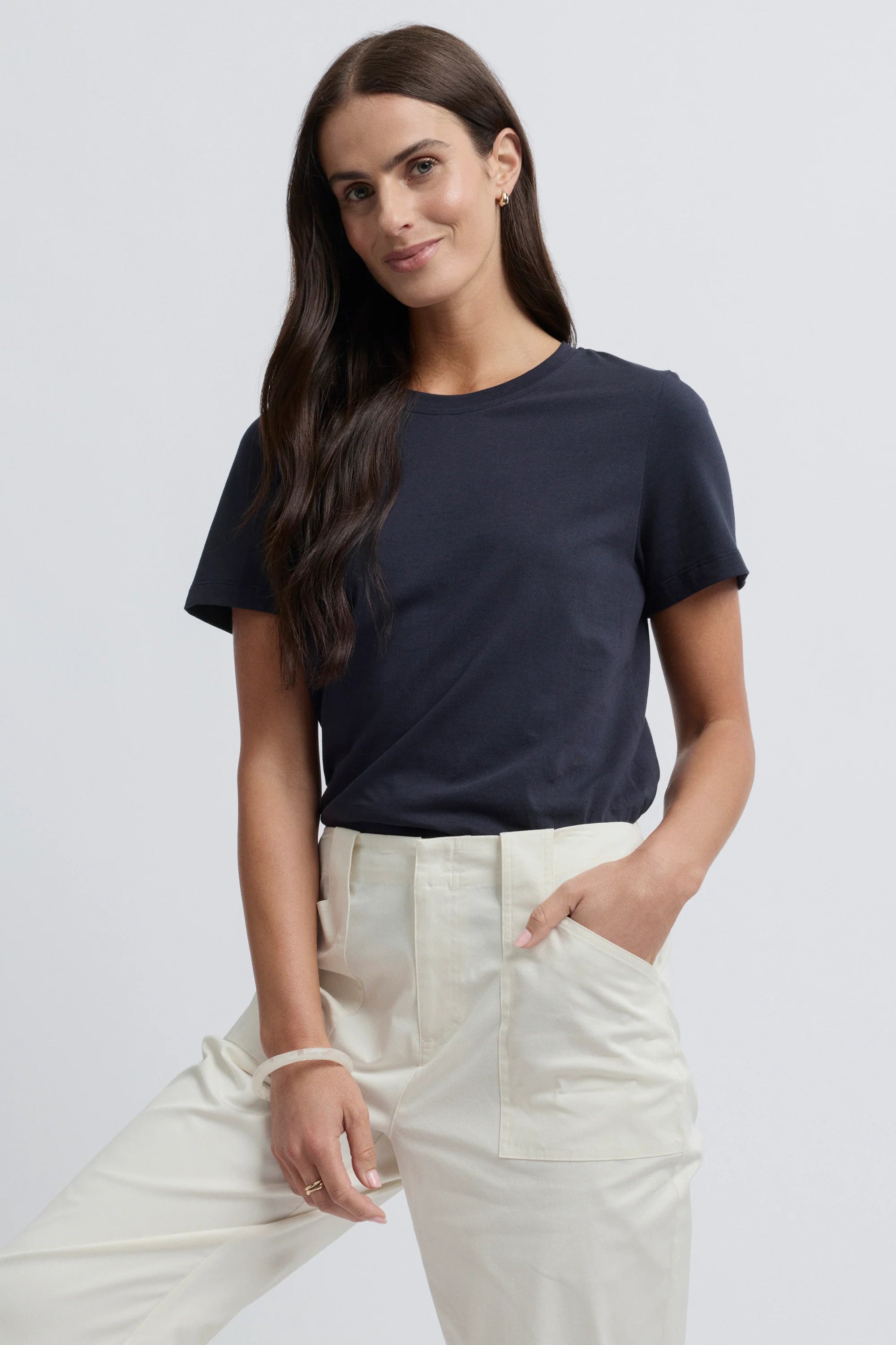 Capri Pant- Ecru