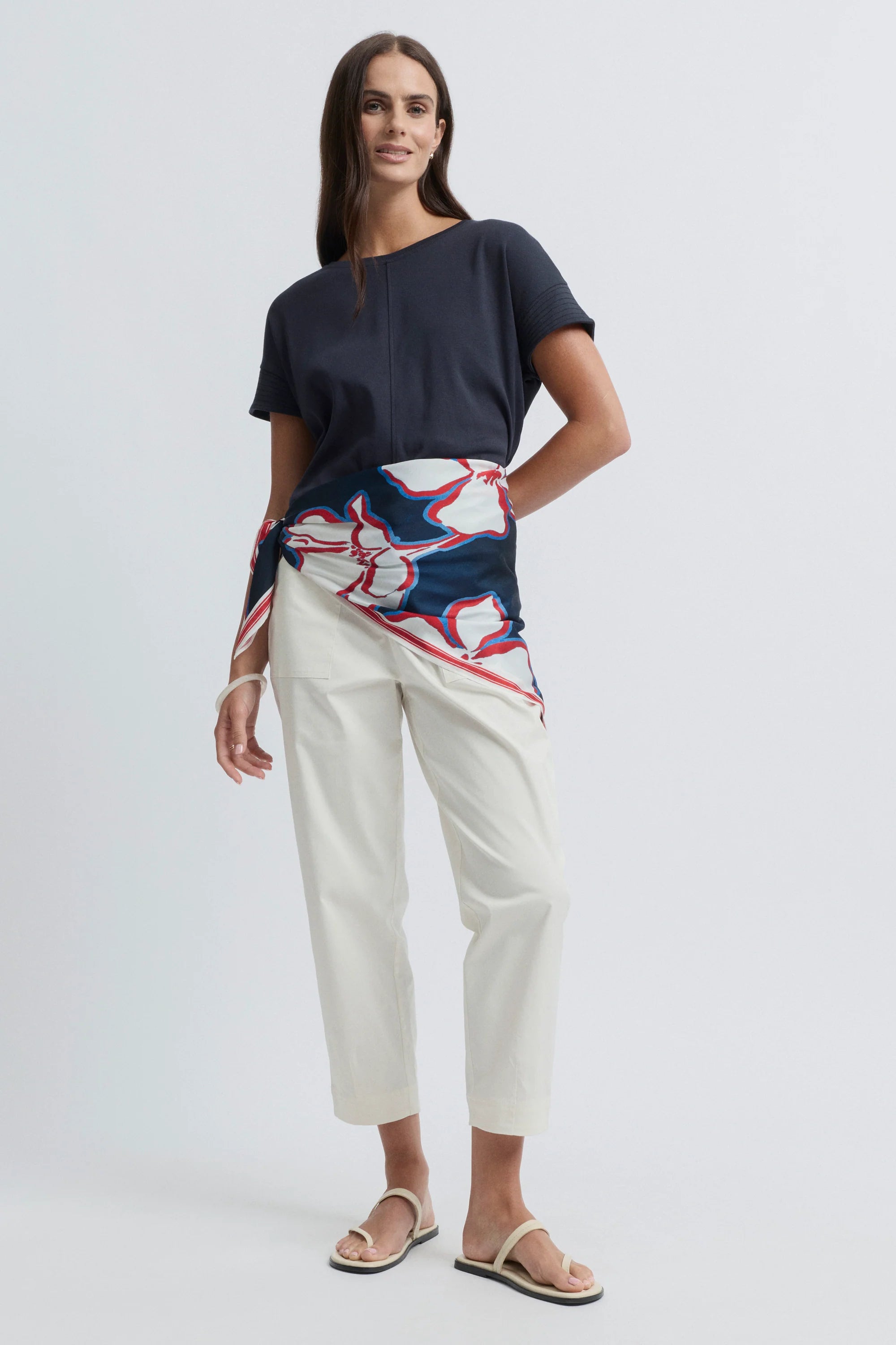 Capri Pant- Ecru