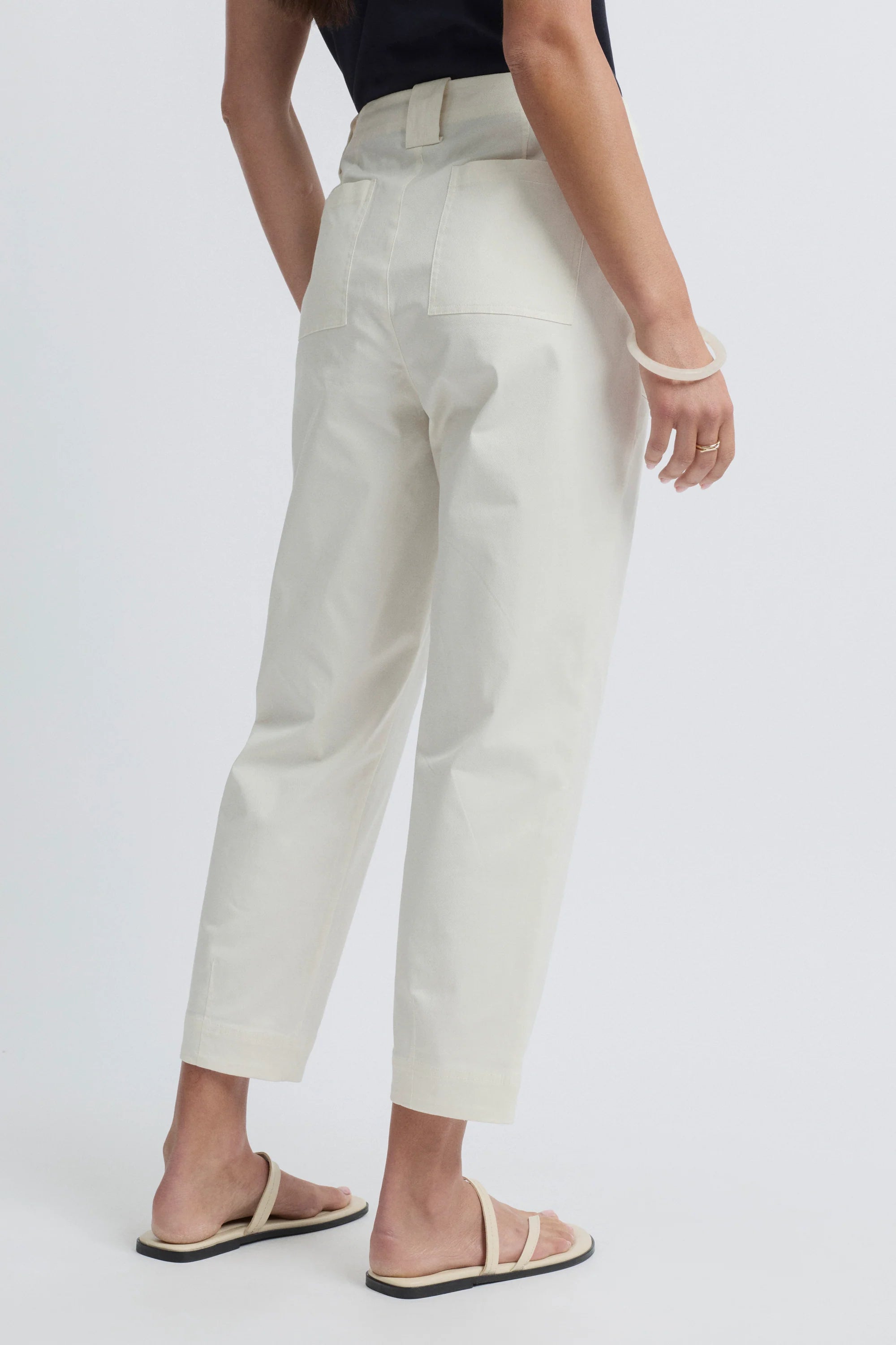 Capri Pant- Ecru