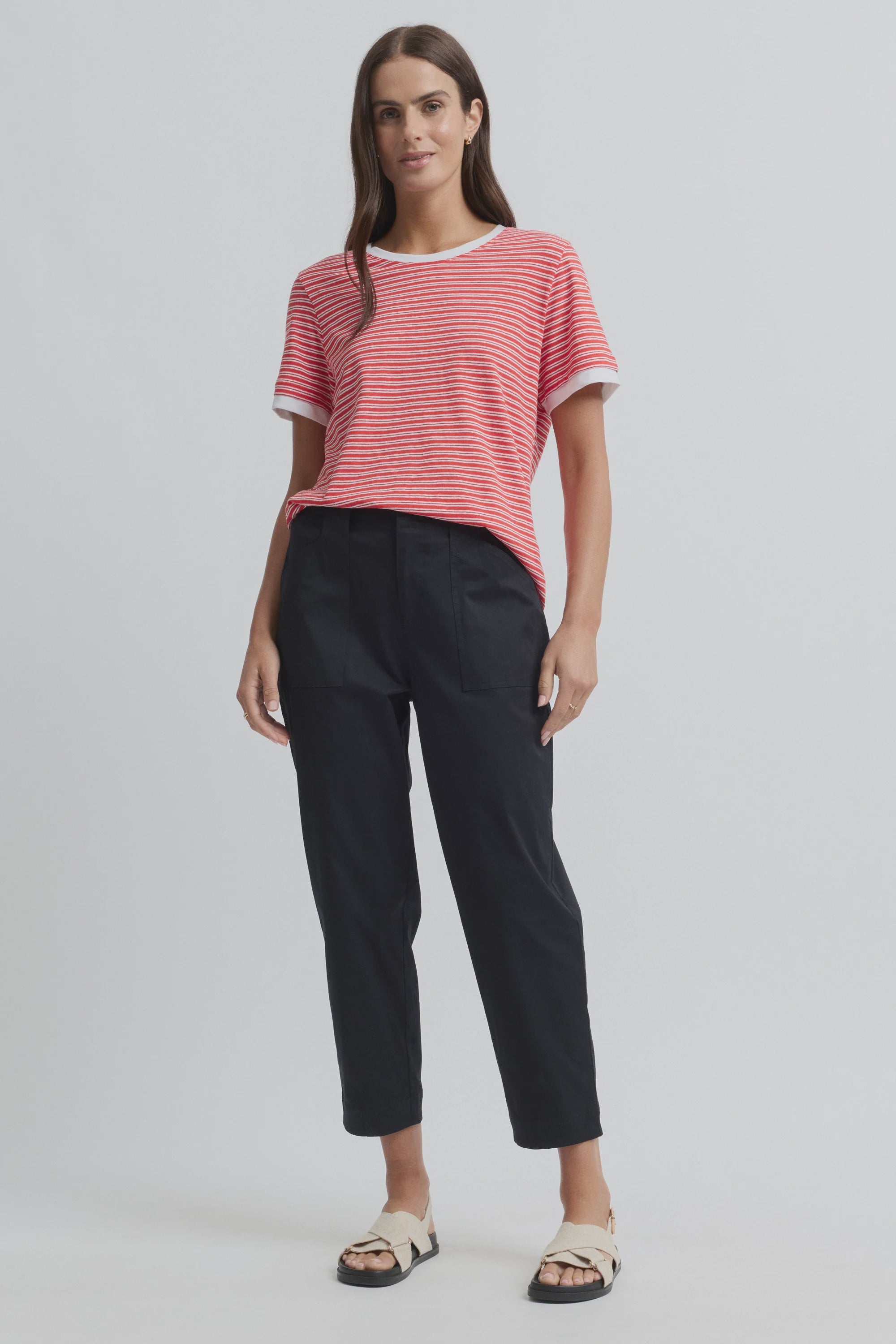 Capri Pant- Navy