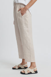 Tirari Slim Pant- Pebble
